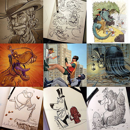 The Best Nine The Chad Frye Illustration Guy