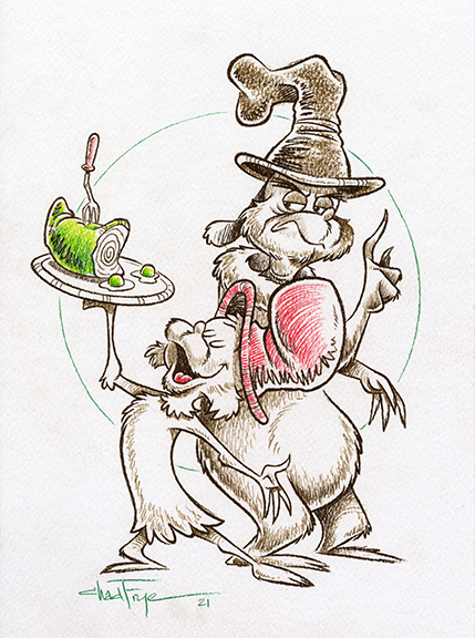 green eggs and ham coloring page