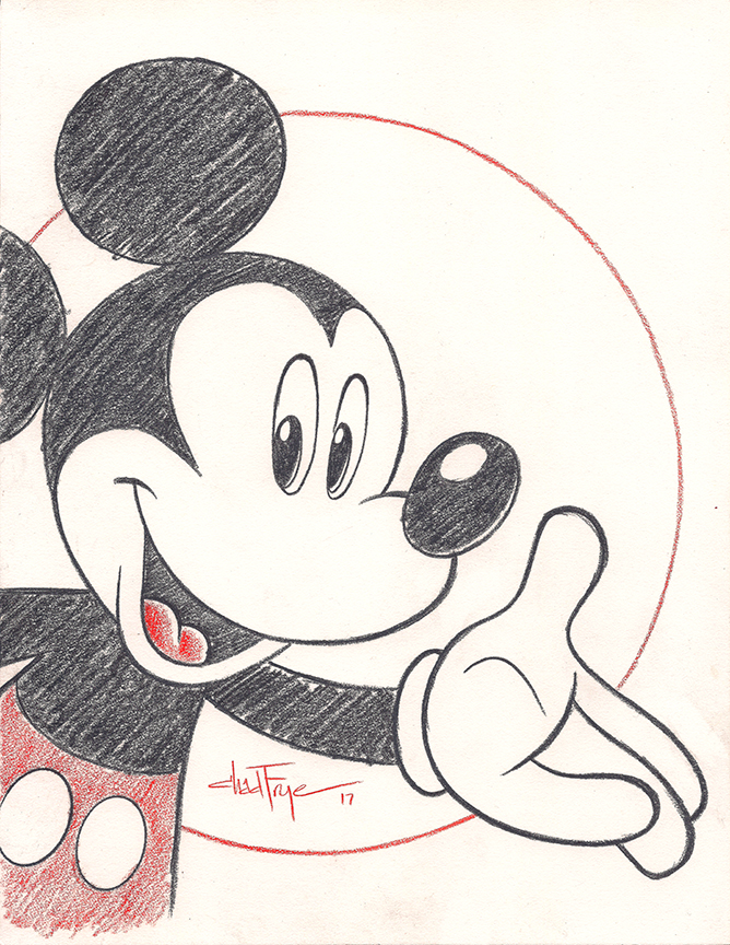 How to draw Mickey Mouse | Nil Tech - shop.nil-tech